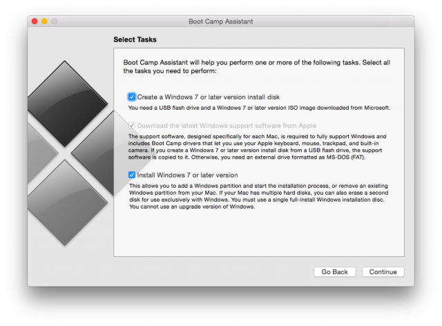 create windows 10 installation media on mac