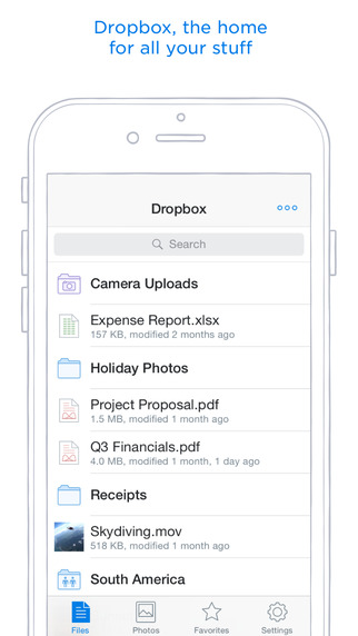 Dropbox iOS iPhone
