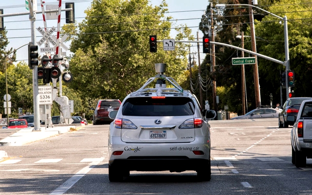 Google's self-driving car cars fleet Lexus