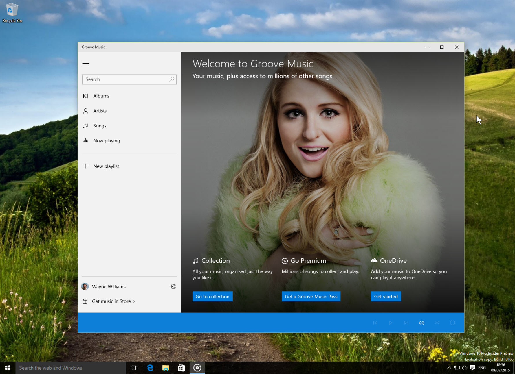 Groove music windows 10