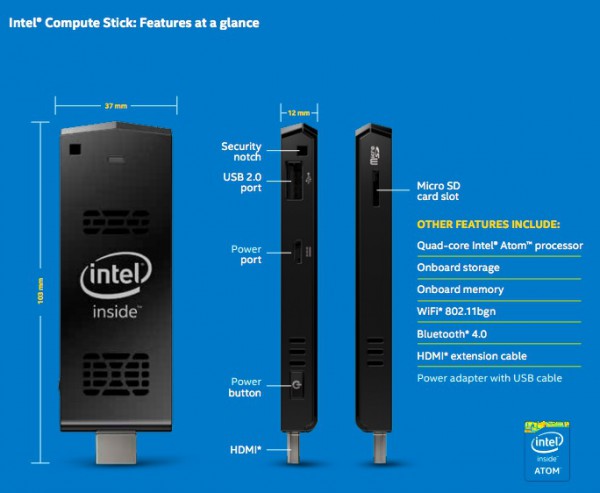 人気超特価intel Compute Stick COMPUTE STICK BOXST… ノートPC