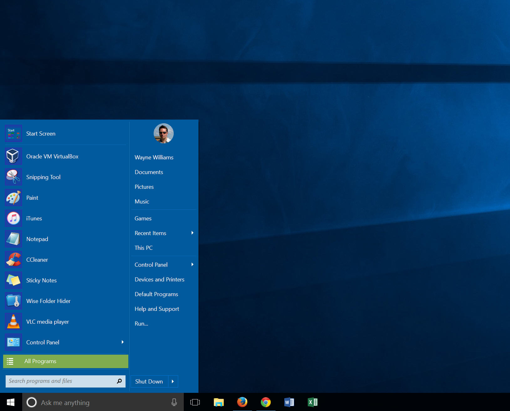 start menu missing windows 11