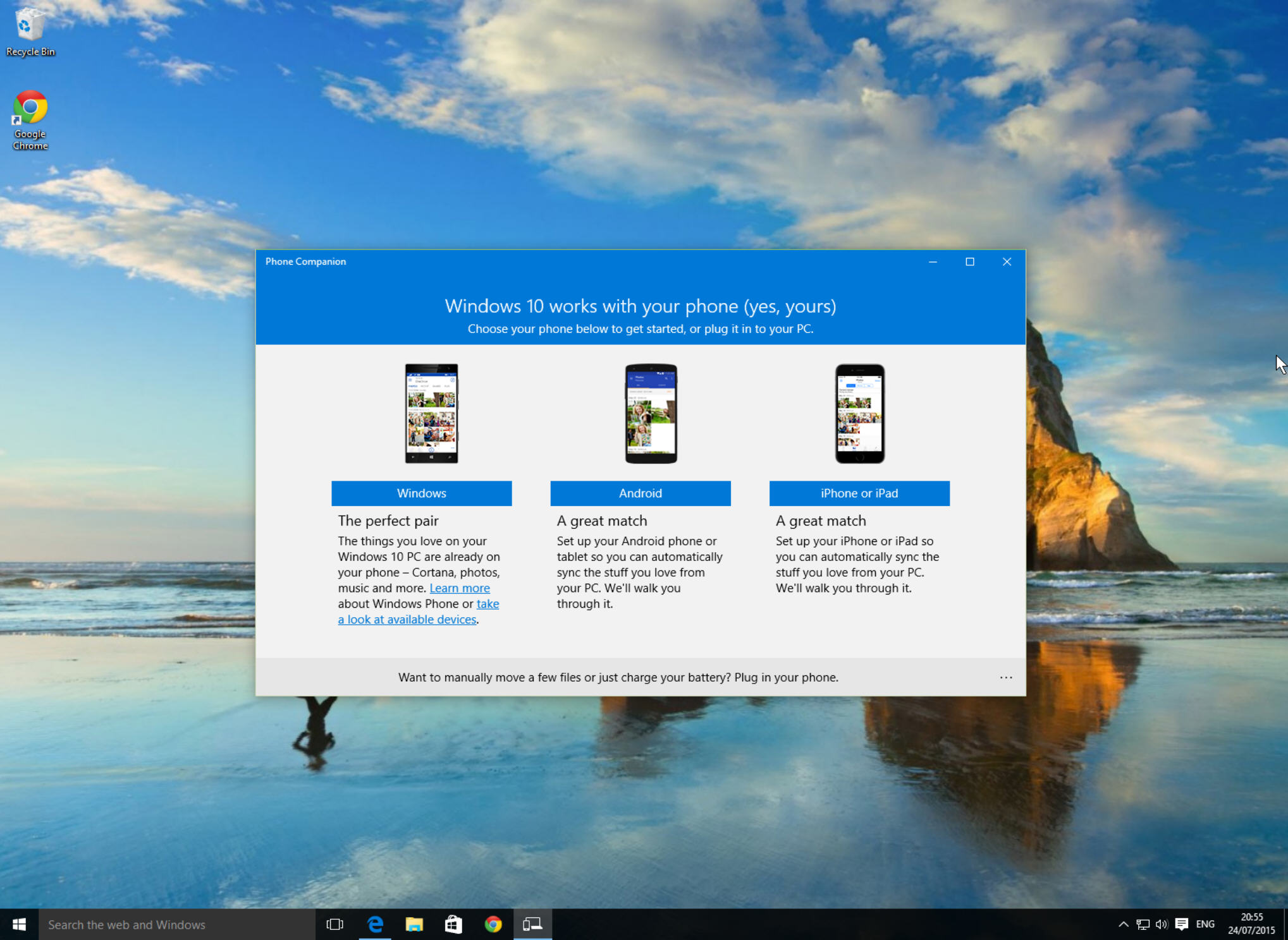 windows 10 companion app