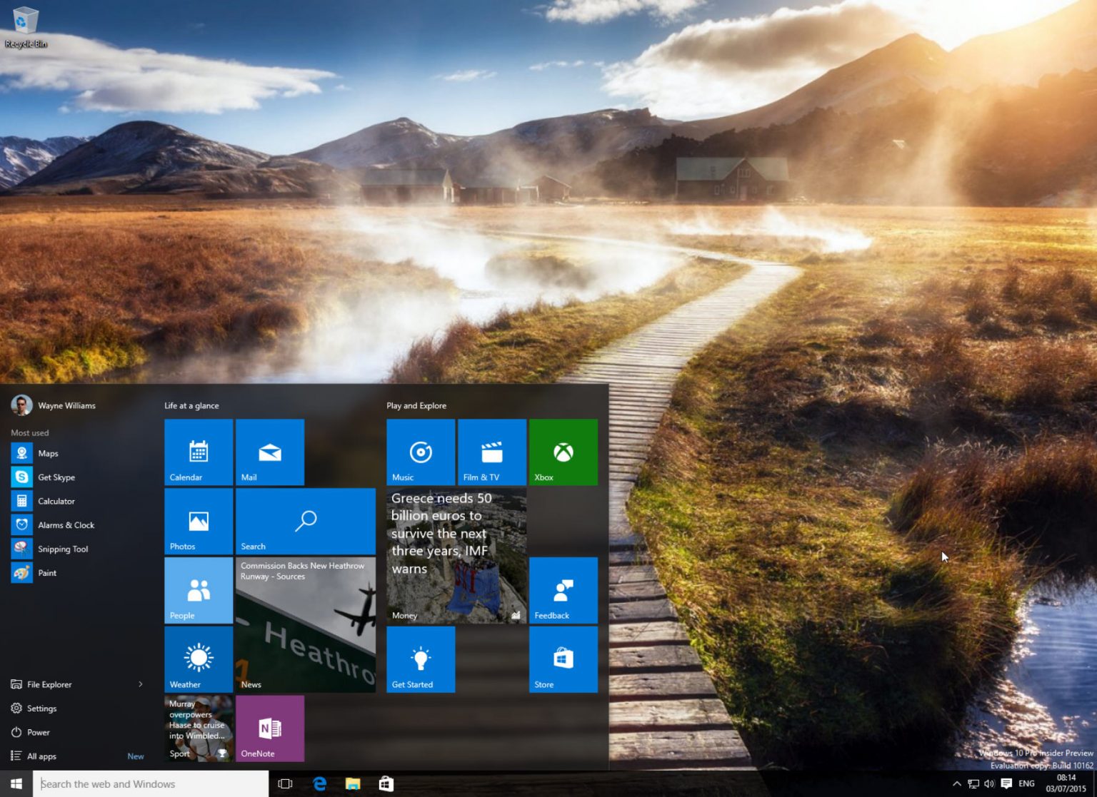 install a preview build of windows 10