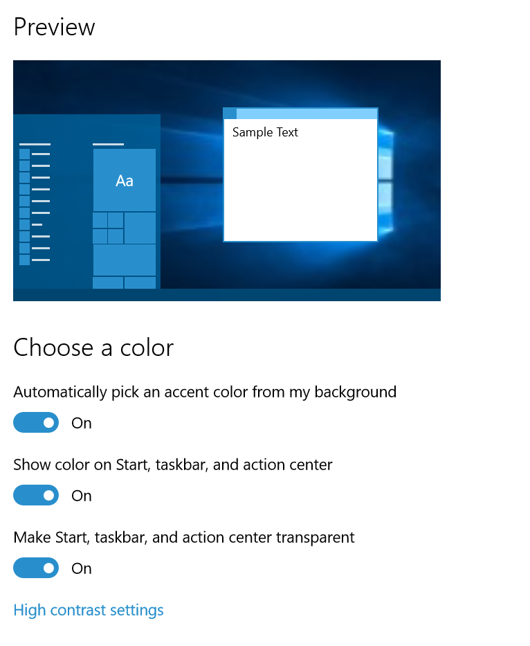 Color-Option Build 10525