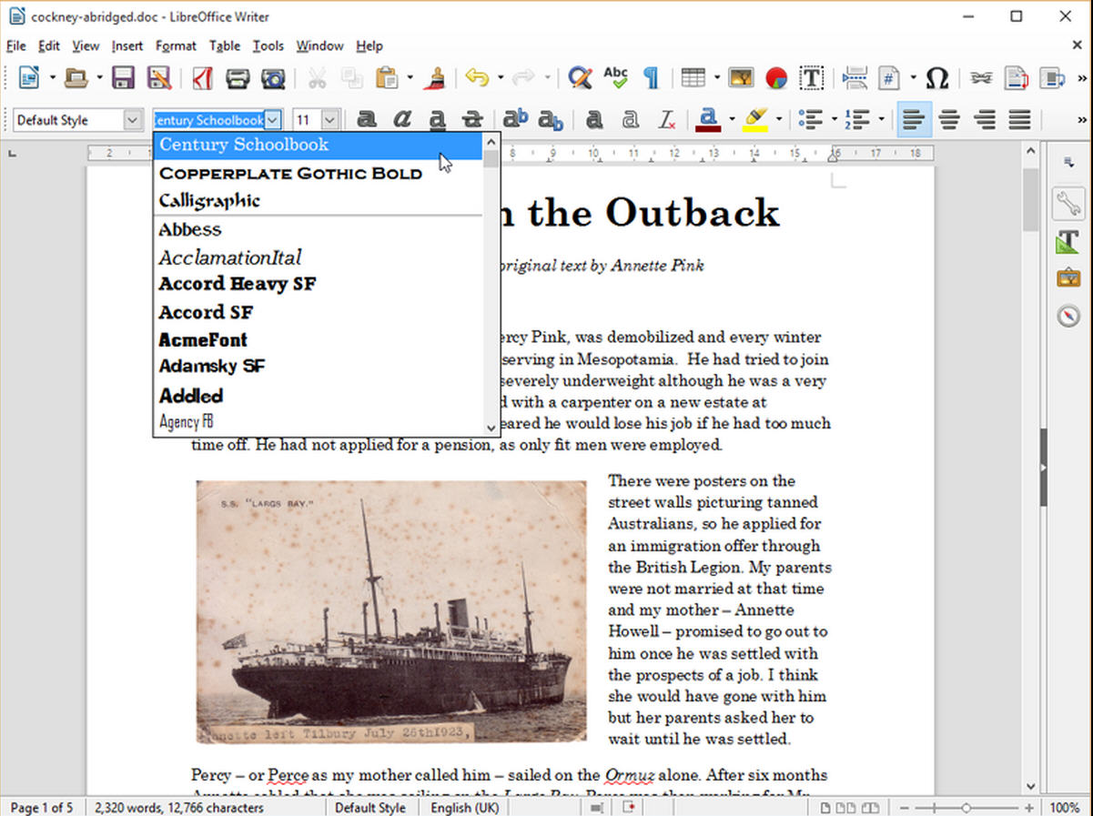 LibreOffice 5