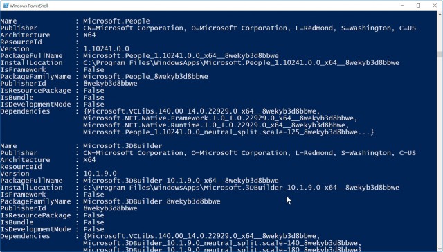 Powershell оптимизация windows 10