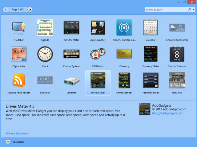 for windows download 8GadgetPack 37.0