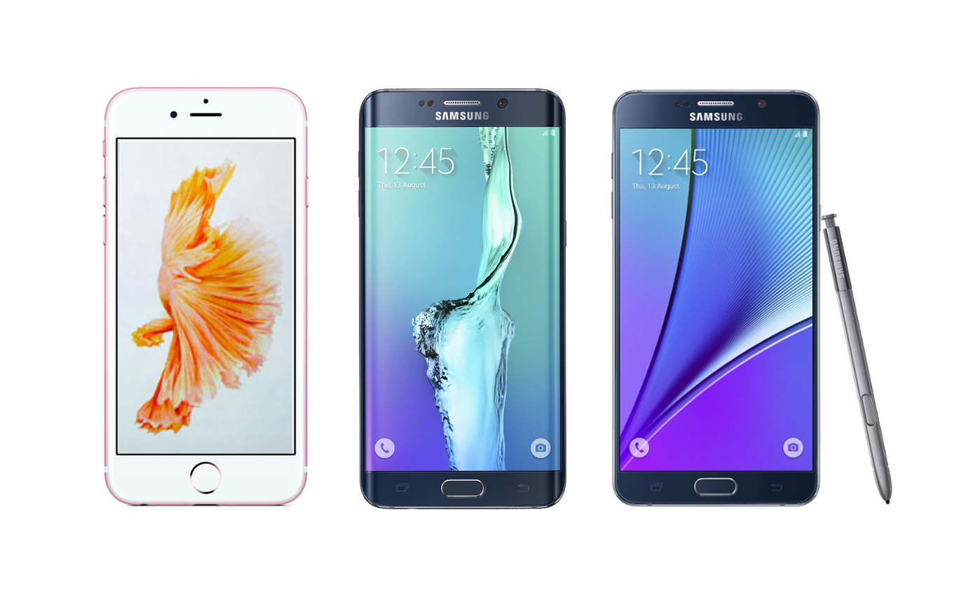 Apple Iphone 6s Plus Vs Samsung Galaxy Note 5 Galaxy S6 Edge Plus Betanews