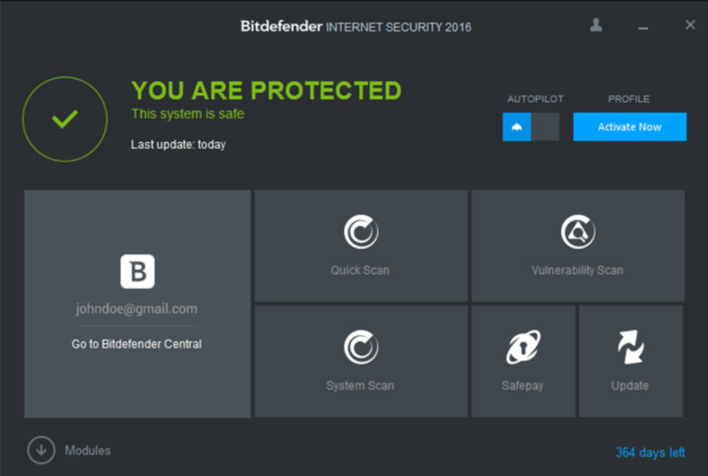 Bitdefender antivirus 2016 x32bits and x64bits incl. keygen
