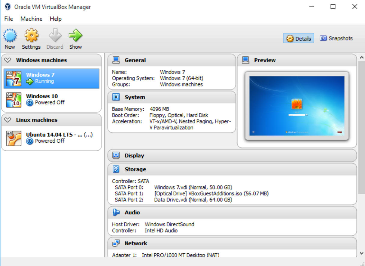 virtualbox linux