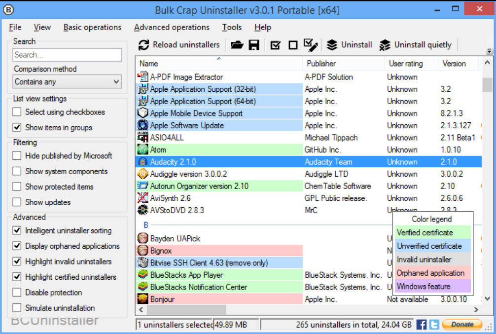 download Bulk Crap Uninstaller 5.7 free