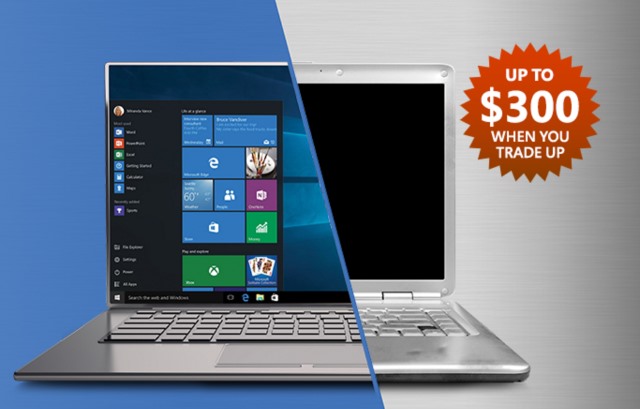 Microsoft offers $300 / £100 trade-ins when you buy a new