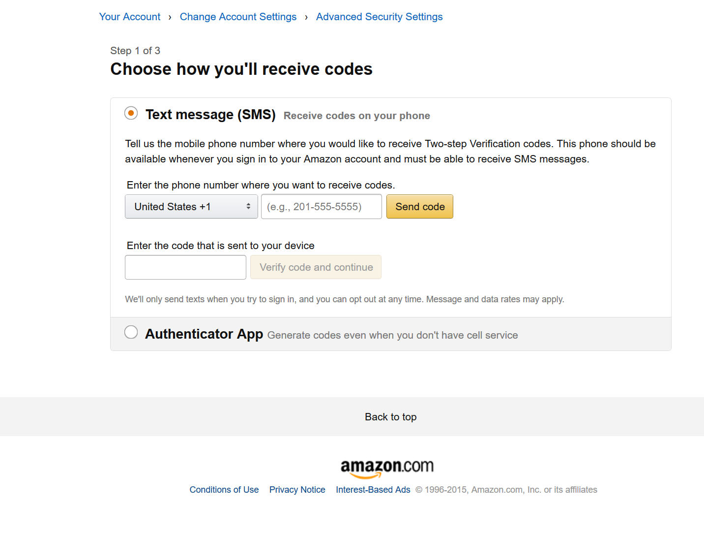 Amazon 2fa