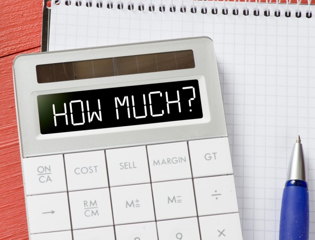 How Much Calculator Price Cost Pen Paper
