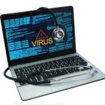 virus laptop