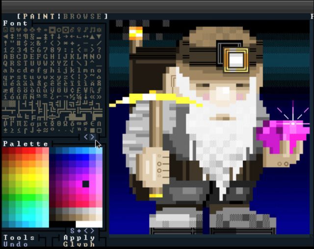 REXPaint is an amazing ASCII art editor