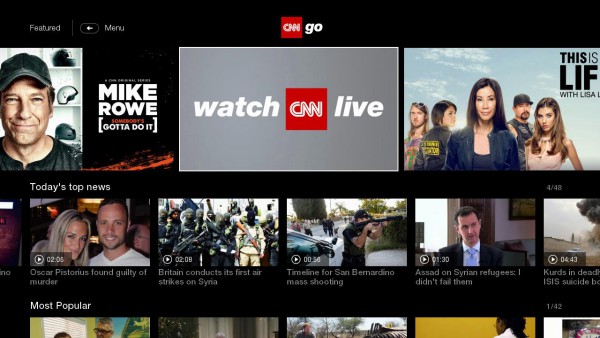 CNNgo-home-screen