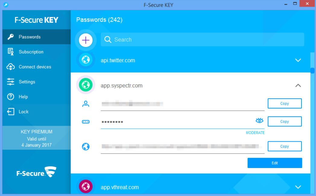 F-Secure KEY The ultimate password manager