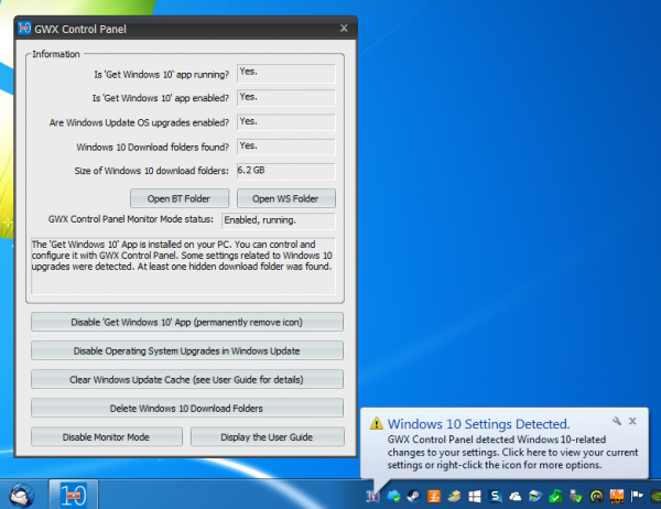 Disable Windows 10 Upgrade Prompts With Gwx Control Panel 1 7 Betanews