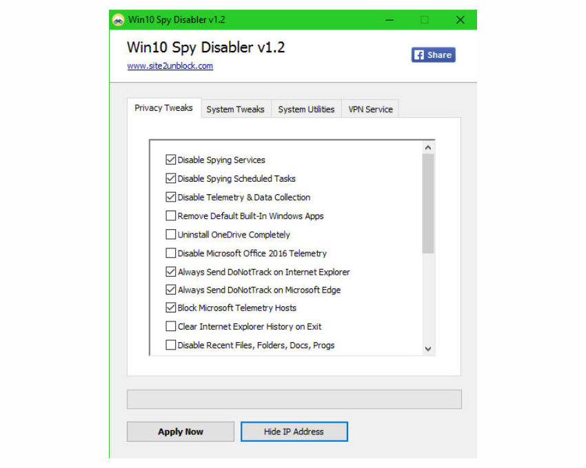 Win10 Spy Disabler