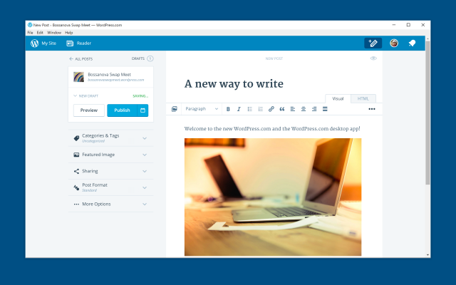 WordPress.com for Windows app