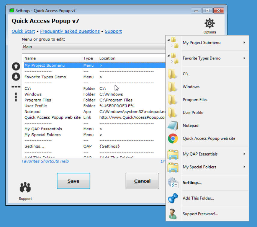 Quick Access Popup 11.6.3 instal the new for windows