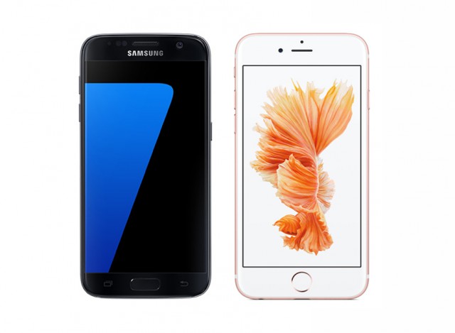 Samsung Galaxy S7 iPhone 6s Apple