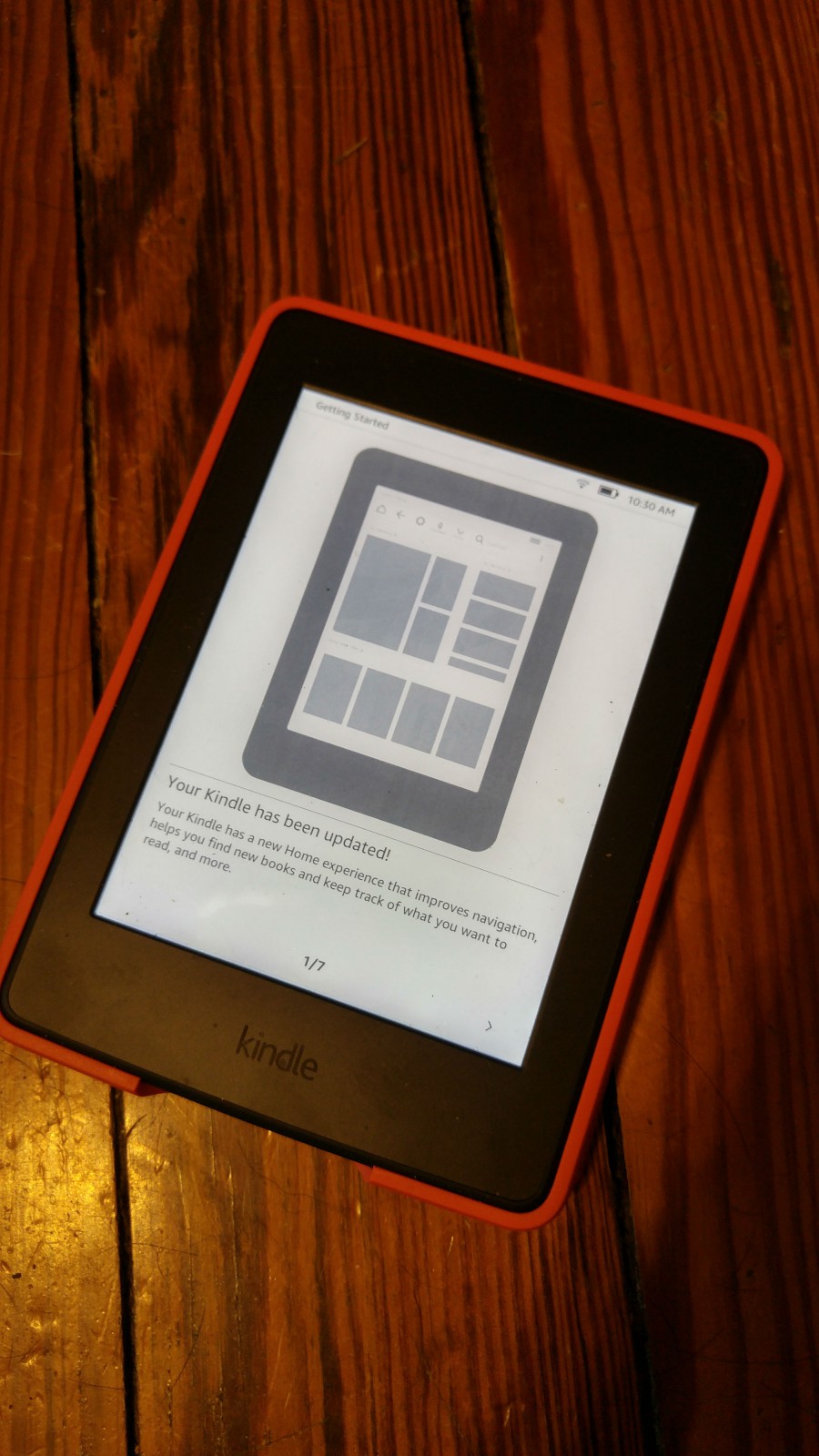 kindle fire accessibility screen reader move slider