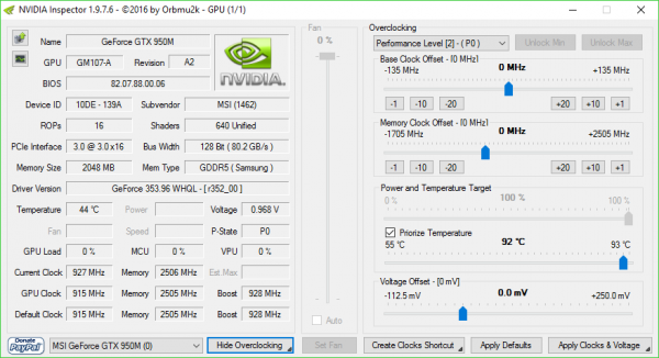 Overclock vga hot sale