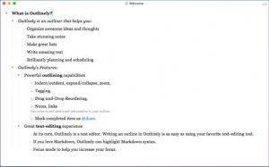 free mac app for outlining