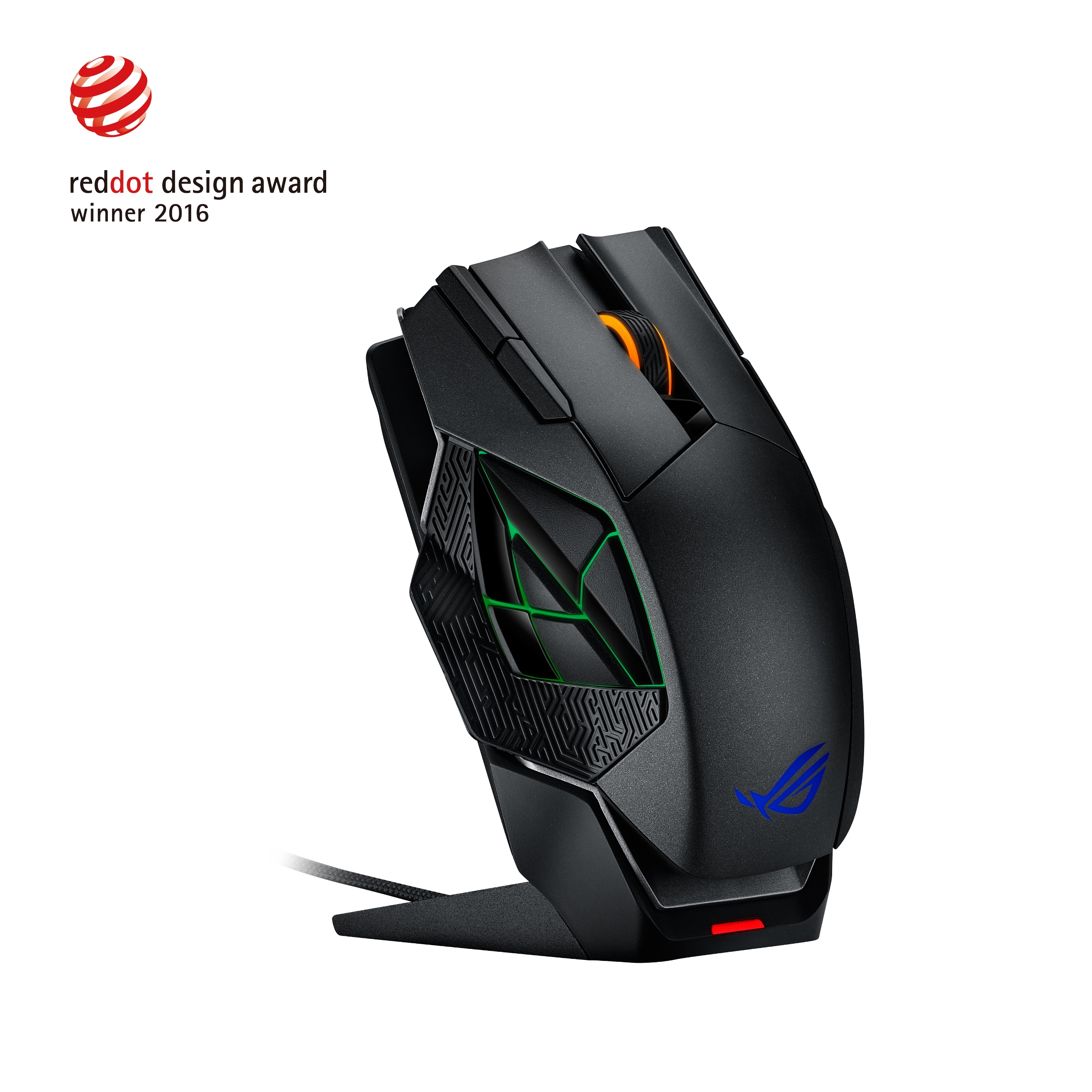 ASUS ROG Spatha MMO-focused gaming mouse has 12 programmable buttons