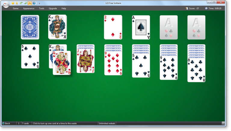 simple solitaire windows app