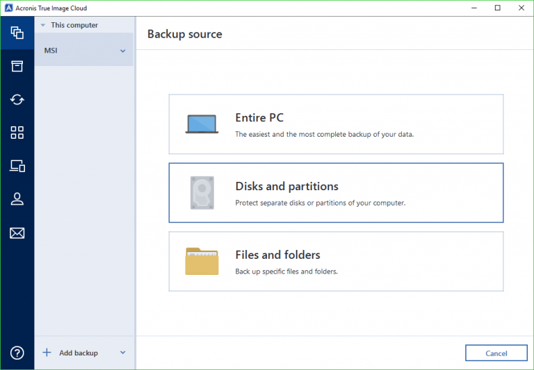 acronis true image 2017 sync
