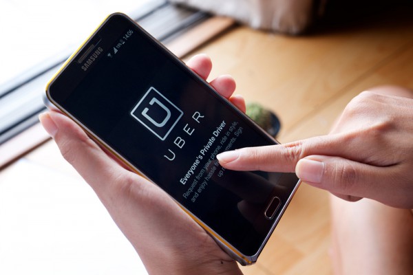Uber Samsung Galaxy smartphone app