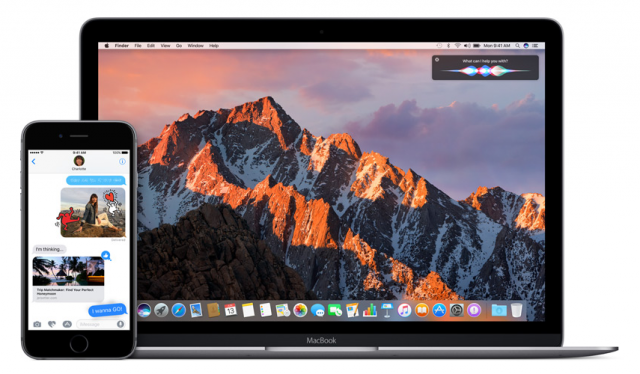 macOS Sierra iOS 10 public betas MacBook Pro iPhone 6s