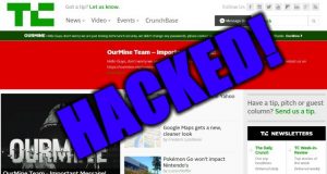 TechCrunch hacked by OurMine