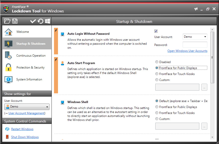 Lockdown плагин для ае. Windows Startup and shutdown. Shell Startup. Switch user Windows.