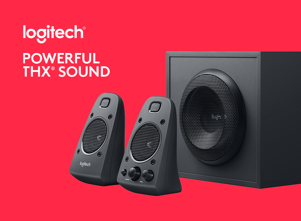 Logitech Z625 Powerful Thx Sound 2.1ch Speakers Logitech unveils 'Z625 Powerful THX Sound' 2.1 speakers with optical input