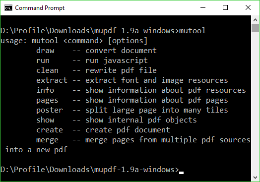 Advanced Command Line Image To PDF