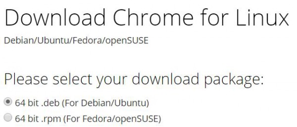 download google chrome for ubuntu 64 bit