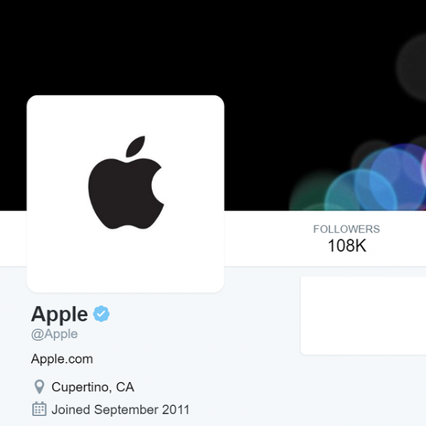 Ahead of iPhone 7 event, Apple's Twitter account shows signs of life