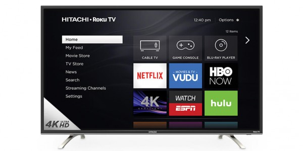 Hitachi 4K Ultra HD TV's powered by Roku hit the market