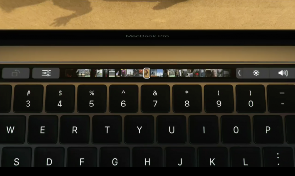 MacBook Pro's compelling new feature is the TouchBar.