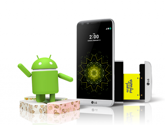 LG G5 Android 7.0 Nougat