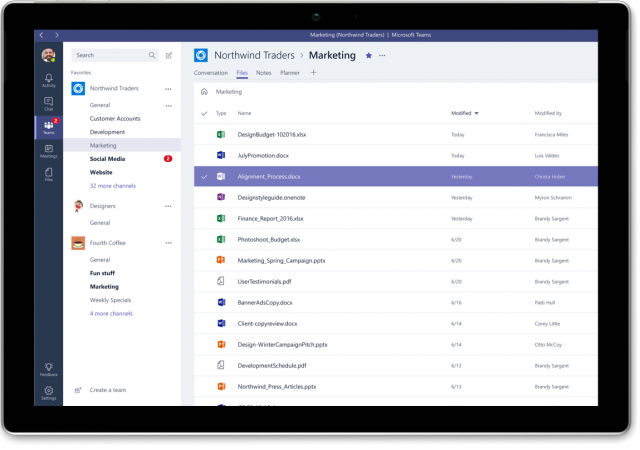 where does microsoft teams download files