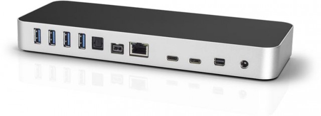 USB 3.1, S/PDIF, FireWire 800, Gigabit Ethernet, Dual Thunderbolt 3, Mini DisplayPort OWC Thunderbolt 3 Dock