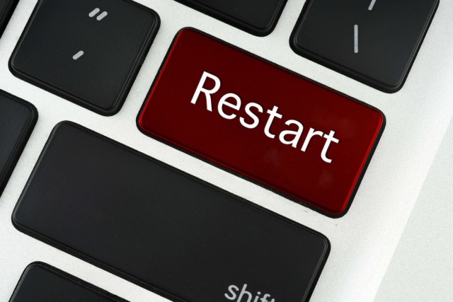 Restart button keyboard key