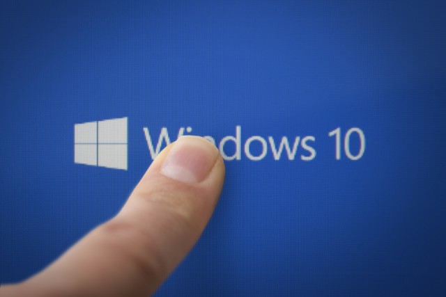 Windows 10 finger