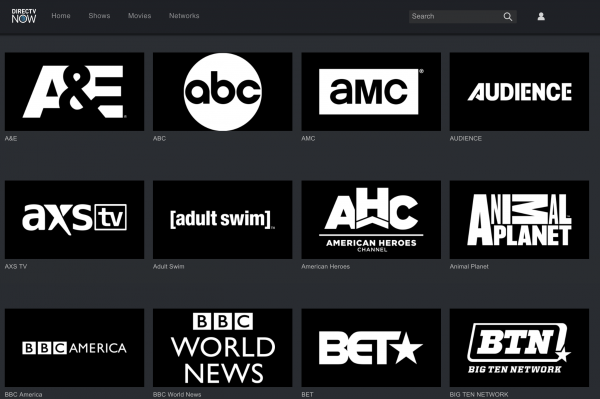 DirecTV Now Channels